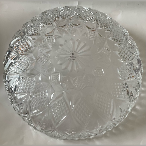 Jewelite by GIBSON Crystal Round Platter - Picture 9 of 10